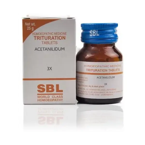 SBL Acetanilidum Trituration Tablet 3X